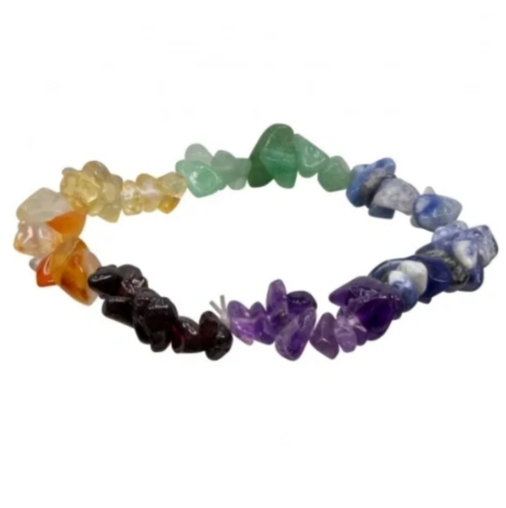 Chakra Stones Elastic Bracelet
